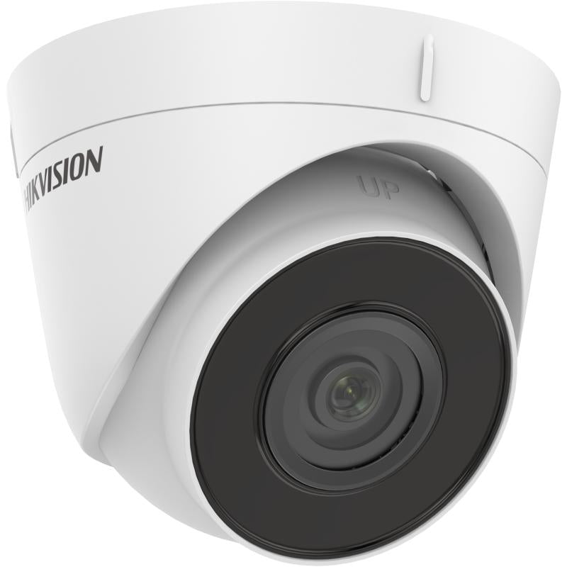 كاميرا شبكة Hikvision DS-2CD1323G0E-I - 2 ميجابكسل، ضغط H.264/MJPEG، حتى 30 إطارًا في الثانية، عدسة ثابتة 2.8 مم، رؤية ليلية بالأشعة تحت الحمراء، صوت ثنائي الاتجاه، تدعم تخزين Micro SD، تصنيف مقاومة الطقس IP67.