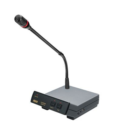 وحدات AHUJA CMC-4100 للرؤساء والمندوبين CMD-4200 – نظام مؤتمرات احترافي، ومكبرات صوت مدمجة، وميكروفونات مكثفة كهربائية، وعنق أوزة مرن، ومؤشرات LED