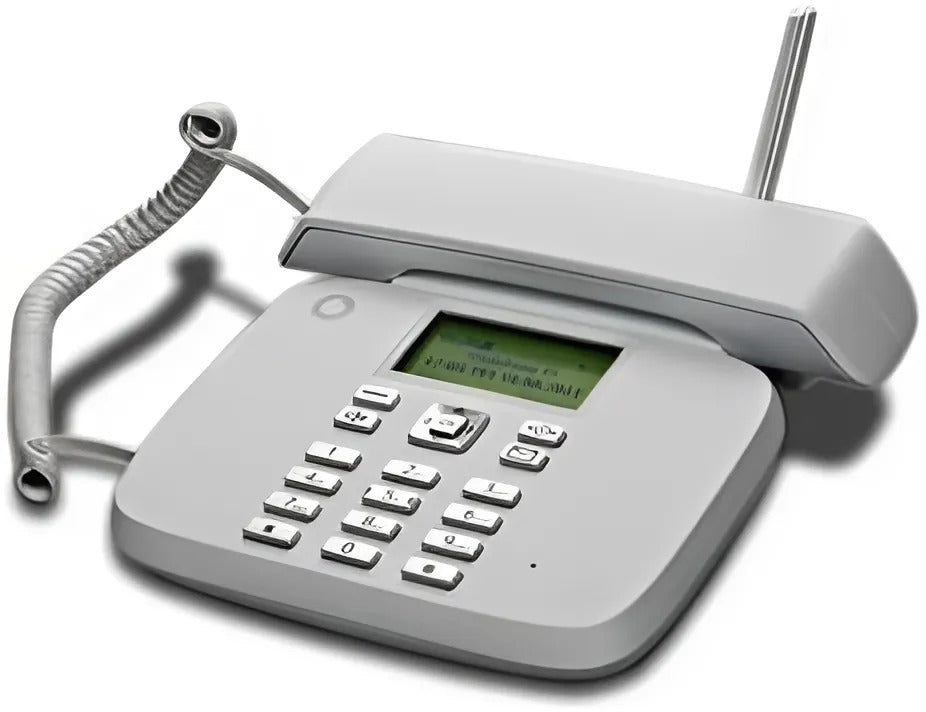 Vodafone Classic 189 N GSM Phone – SIM Card Support, Connects Up to 2 Secondary Cordless Phones, External Antenna for Improved Reception, Large Display, Phonebook Function, Emergency Battery, Low Energy Consumption.
