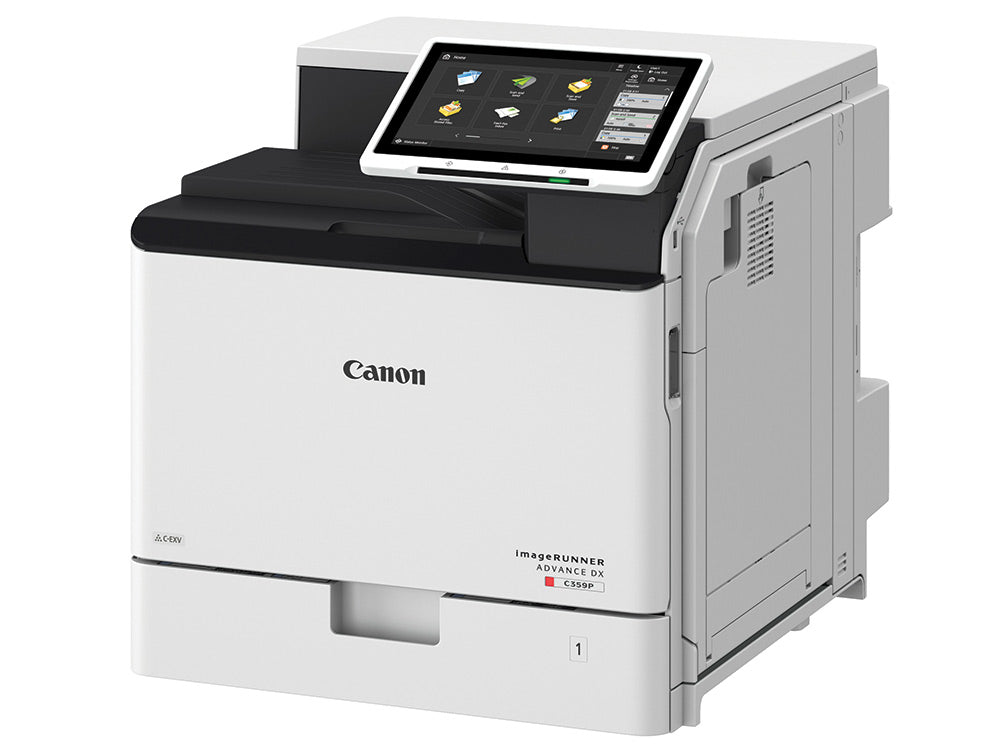 Canon C257i A4 Color Laser Multifunction Printer - 25 ppm B/W & Color, 600 x 600 to 1200 x 1200 dpi, 3 GB RAM, 320 GB HDD, 10.1" Touch Panel, NFC, Bluetooth, 650 Sheets Capacity, Optional Fax, AirPrint