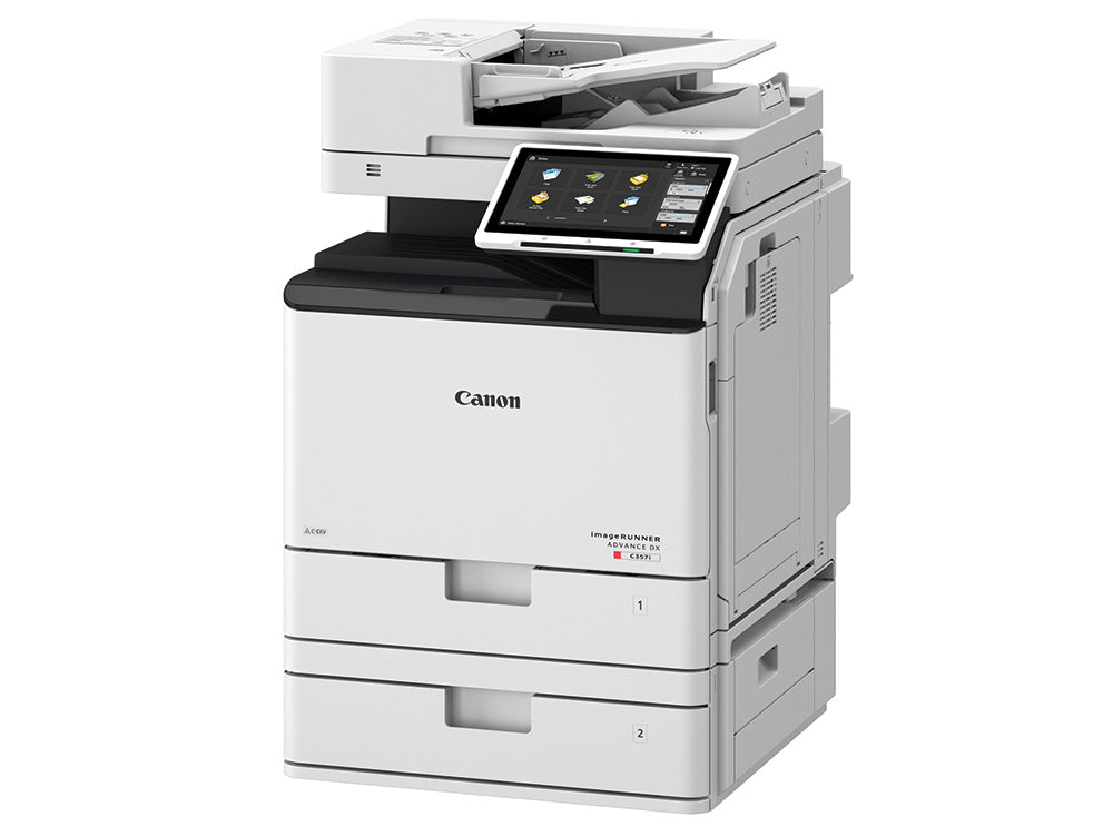 Canon iR-ADV DX C357i A4 Color Laser Multifunction Printer - Print/Copy/Scan/Send/Store - 35 ppm - 1,200 x 600 dpi - 3.0GB RAM - 320GB HDD - 650 Sheets (Standard) - USB/Wireless - Optional Fax