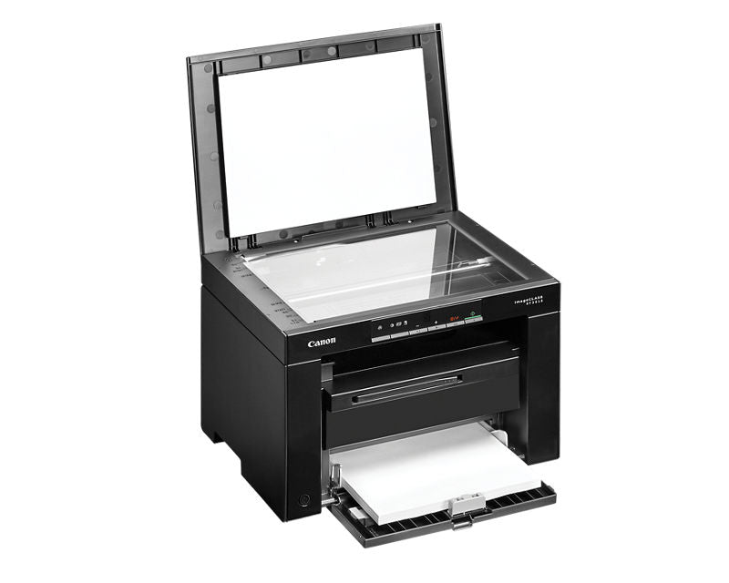 طابعة ليزر متعددة الوظائف Canon imageCLASS MF3010، طباعة/نسخ/مسح ضوئي، حتى 19 صفحة في الدقيقة، مسح ضوئي ملون بدقة 9600 نقطة في البوصة، علبة ورق سعة 150 ورقة، وضع توفير الطاقة، متوافقة مع أنظمة Windows/Mac/Linux