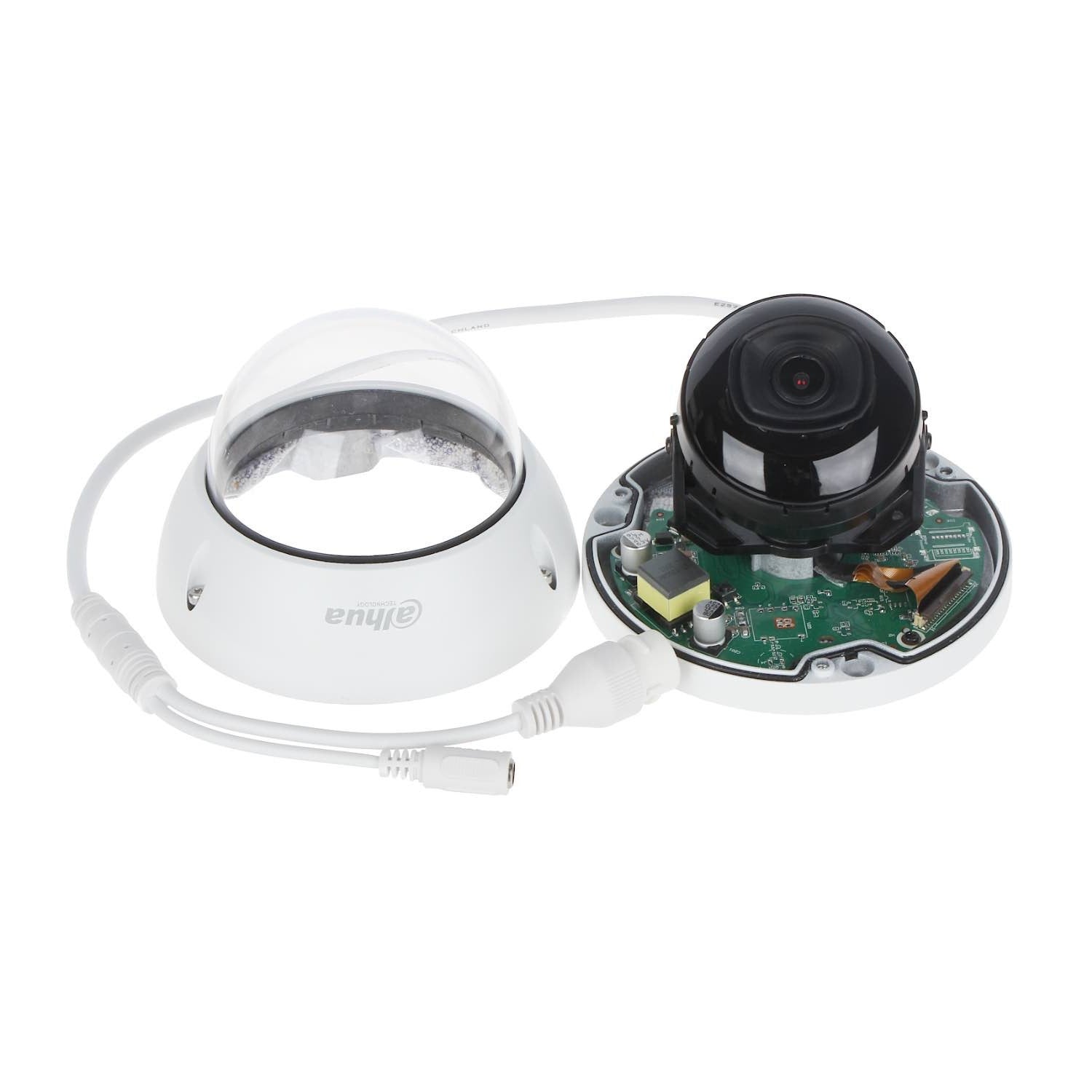 Dahua DHT IPC HDBW2431EP-S-S2 Lite Series Camera - 4MP, H.265+, 2.8mm Lens, Starlight Technology, IP67 Weatherproof, IK10 Impact Resistant, Wide Dynamic Range, Intelligent Video Analysis, IR Up to 30m, SD Card Storage.
