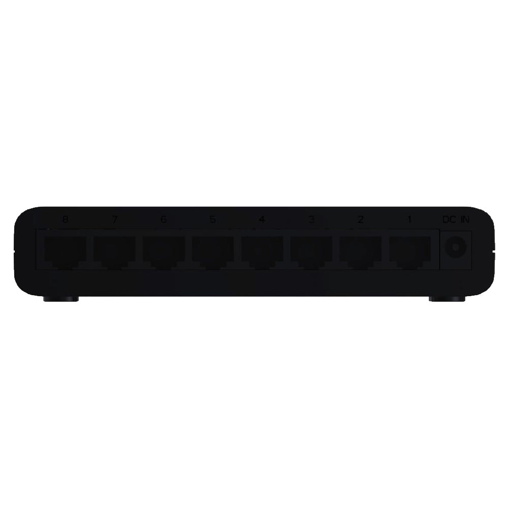 Edimax 8-Port Unmanaged Ethernet Switch ES-3308P - 10/100 Mbps - Auto-Negotiation - Non-Blocking Wire Speed - IEEE Energy Efficient Ethernet Compliance - Plug-and-Play Design