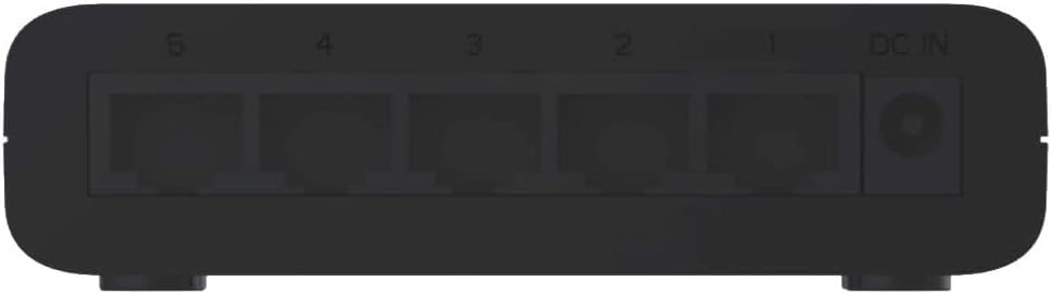 Edimax 5-Port Fast Ethernet Switch ES-3305P, 10/100 Mbps, Plug-and-Play, Store-and-Forward Technology, Energy Efficient Ethernet (EEE), Auto-Negotiation, Non-Blocking Wire Speed, Compact Design, 5 RJ-45 Ports, Reliable Data Transfer.