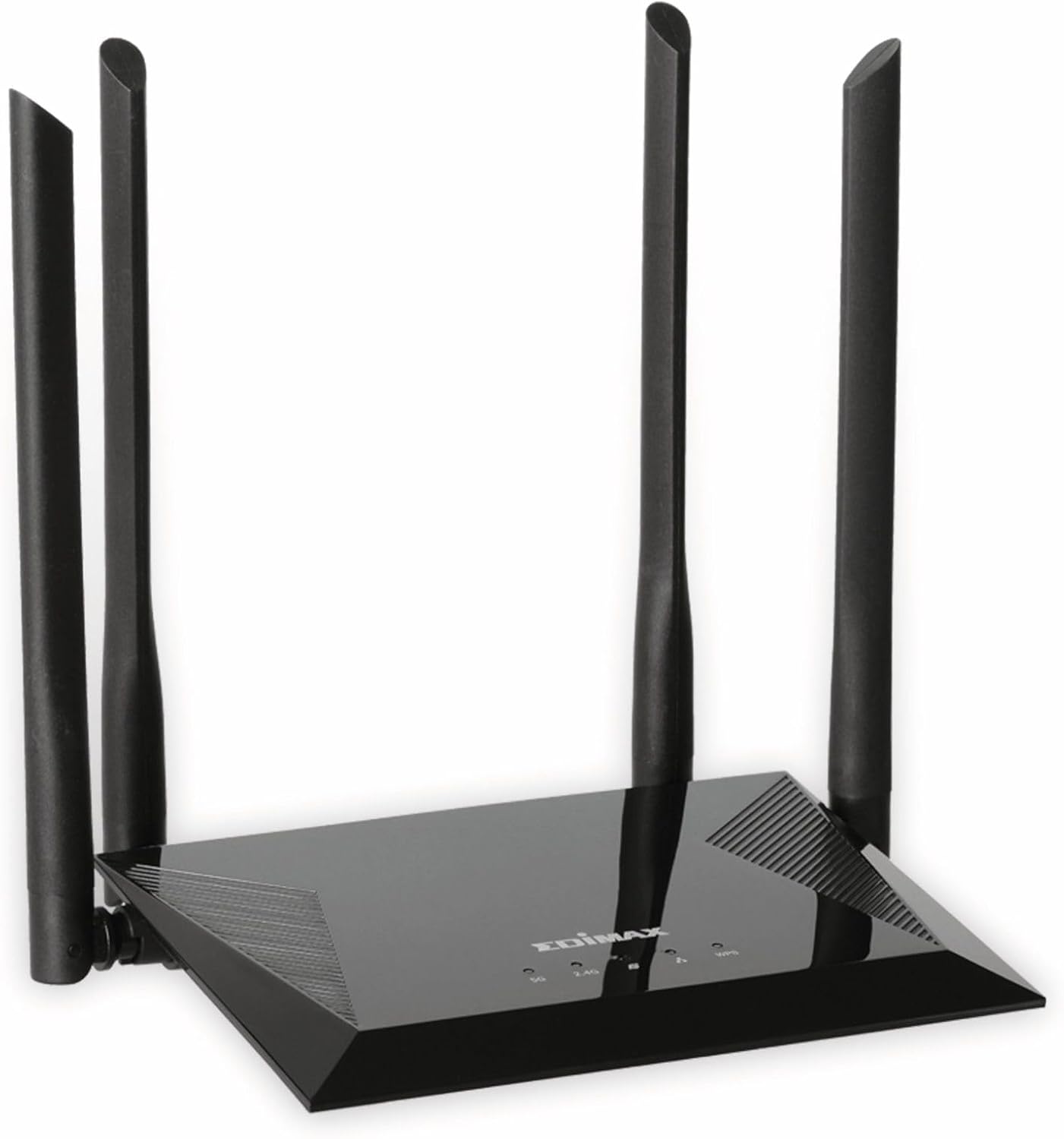 Edimax BR-6476AC AC1200 Dual Band Wi-Fi Router, Wi-Fi 5 Standard, 4-in-1 Mode (Router, Access Point, Range Extender, WISP), 4 High-Gain Antennas, 300Mbps (2.4GHz) & 867Mbps (5GHz), Plug-and-Play, Easy Setup.