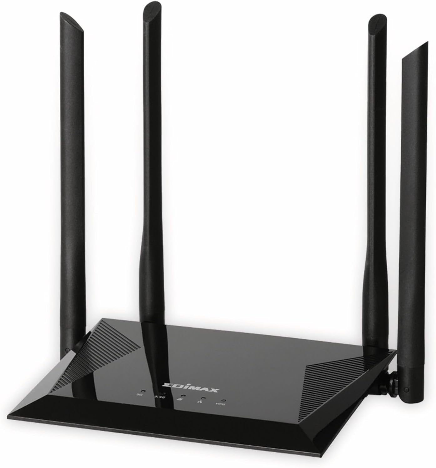 Edimax BR-6476AC AC1200 Dual Band Wi-Fi Router, Wi-Fi 5 Standard, 4-in-1 Mode (Router, Access Point, Range Extender, WISP), 4 High-Gain Antennas, 300Mbps (2.4GHz) & 867Mbps (5GHz), Plug-and-Play, Easy Setup.