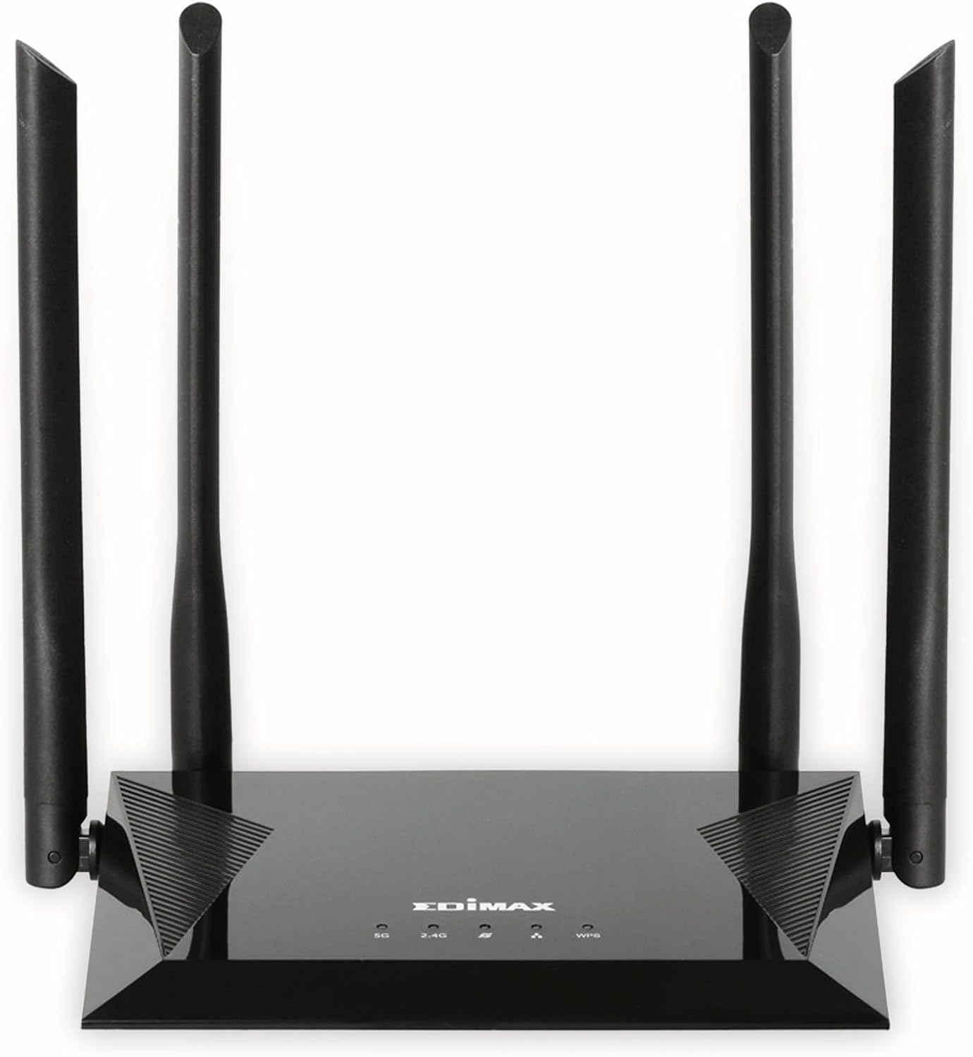 Edimax BR-6476AC AC1200 Dual Band Wi-Fi Router, Wi-Fi 5 Standard, 4-in-1 Mode (Router, Access Point, Range Extender, WISP), 4 High-Gain Antennas, 300Mbps (2.4GHz) & 867Mbps (5GHz), Plug-and-Play, Easy Setup.