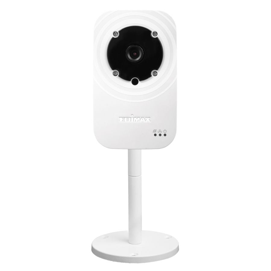 Edimax IC-3116W Wireless Network Camera - 720p HD Security Camera with Night Vision, Motion Detection, Email Alerts, Plug n View Technology, Remote Monitoring via EdiLife App.
