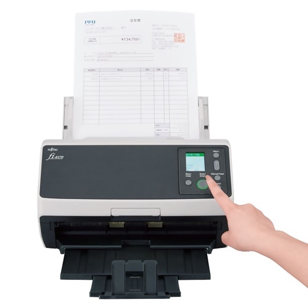ماسح ضوئي للصور من طراز Fujitsu fi-8170، واجهة سهلة الاستخدام، تدوير تلقائي، صور عالية الجودة، أوضاع تشغيل متعددة، سرعة الطباعة البسيطة 50 صفحة في الدقيقة، سرعة الطباعة المزدوجة 100 صفحة في الدقيقة، معتمد من Energy Star
