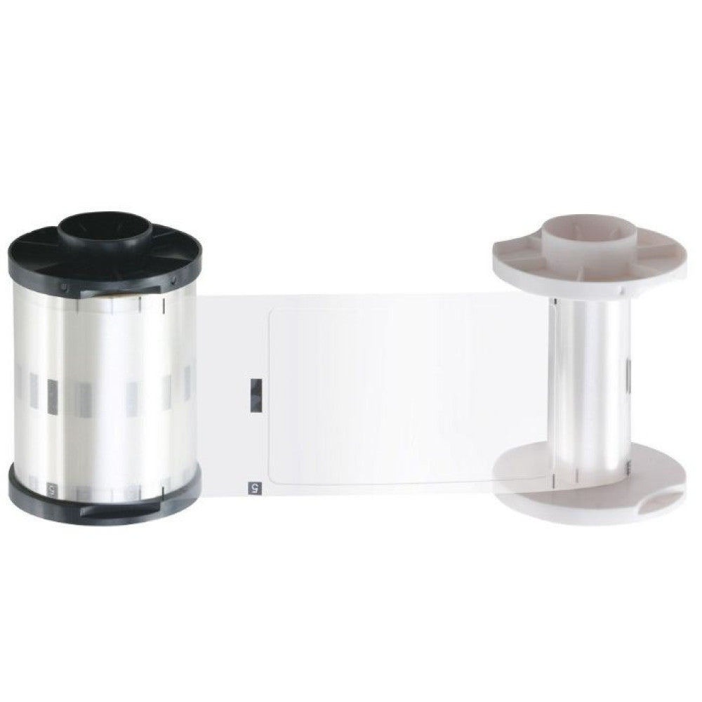 HID Fargo PolyGuard LMX 1.0 mil Overlaminate 82700 - طبقة شفافة لطابعات DTC5500LMX وHDP6600، سعة 1000 بطاقة