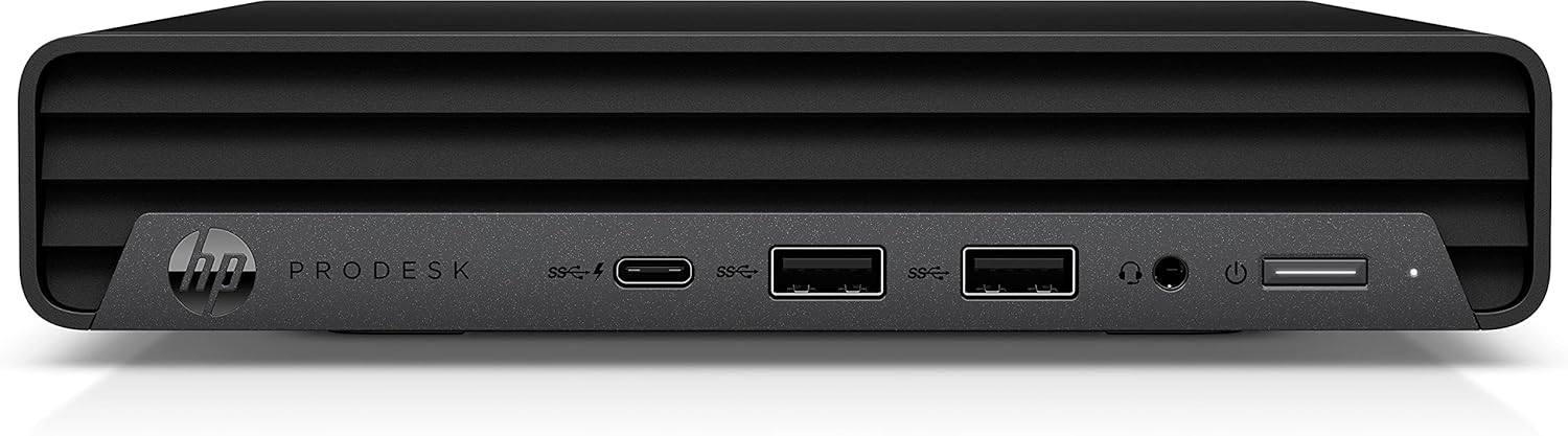 كمبيوتر مكتبي HP ProDesk 600 G6، معالج Intel Core i5-10500 بسرعة 2.3 جيجاهرتز، وذاكرة وصول عشوائي DDR4 سعة 8 جيجابايت، ومحرك أقراص SSD سعة 512 جيجابايت، وبطاقة رسومات Intel UHD Graphics 630 مدمجة، ونظام التشغيل Windows 10 Pro.