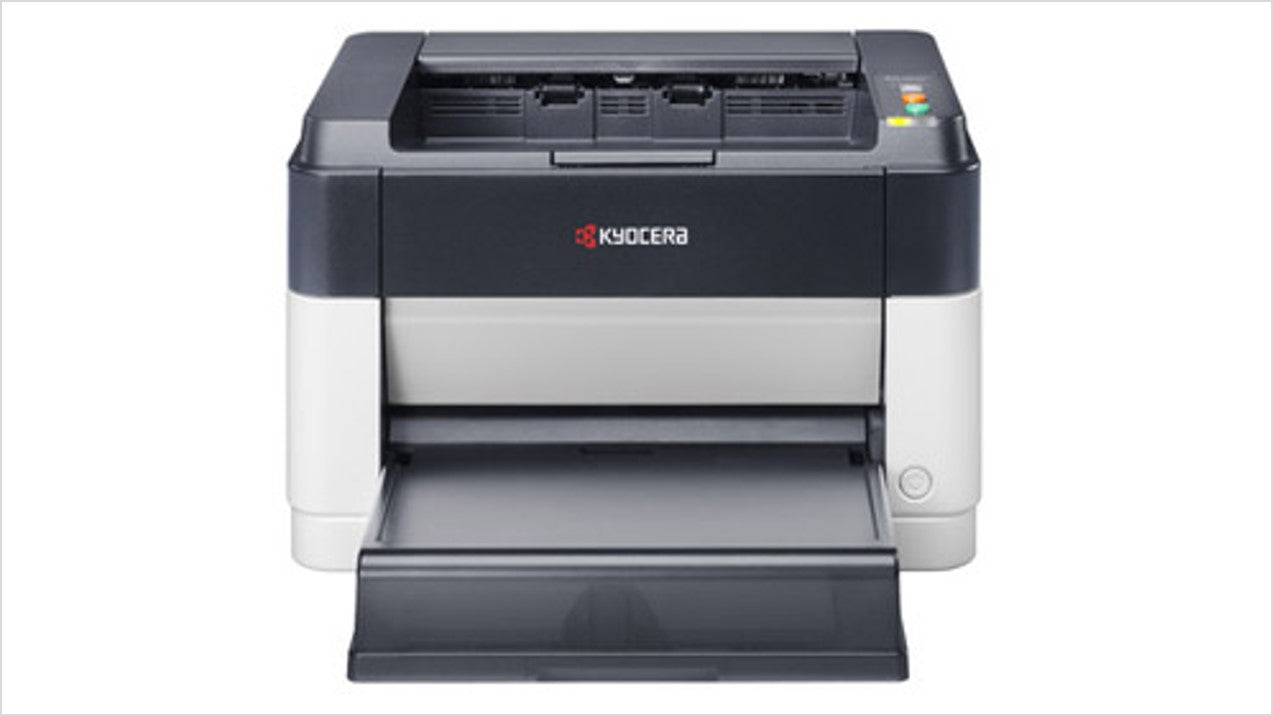 طابعة Kyocera FS-1040، تصميم سطح مكتب صغير، وضع هادئ، طباعة سريعة، طباعة الصفحة الأولى في 8.5 ثانية، تقنية طويلة العمر