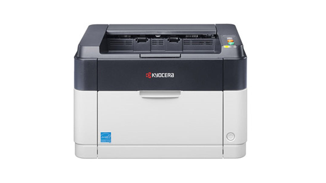 طابعة Kyocera FS-1040، تصميم سطح مكتب صغير، وضع هادئ، طباعة سريعة، طباعة الصفحة الأولى في 8.5 ثانية، تقنية طويلة العمر