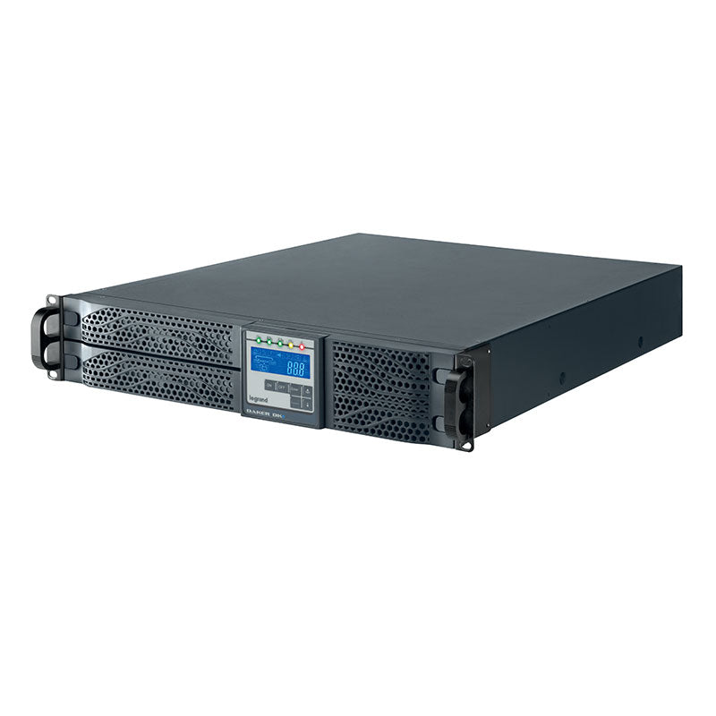 LEGRAND DAKER DK Plus 6000VA, Online UPS, 6000VA Rated Power, 5400W Output, Sine Wave Output, 6 Minutes Full Load Autonomy, Rackmount Design, Power Factor 0.9, Part Number 310174.