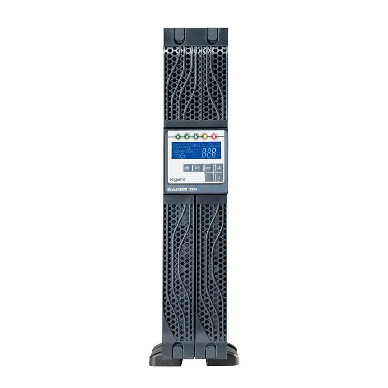 LEGRAND DAKER DK Plus 6000VA, Online UPS, 6000VA Rated Power, 5400W Output, Sine Wave Output, 6 Minutes Full Load Autonomy, Rackmount Design, Power Factor 0.9, Part Number 310174.