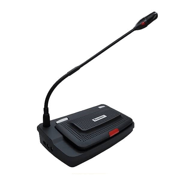 RESTMOMENT Conference System RX-D2305-LBI – Digital Conference System, IEC60914 Compliant, CD Quality Audio, Point-to-Point Transmission up to 150m, LCD Display, Built-in IC Card Reader, Tabletop Design, High-Fidelity Speaker