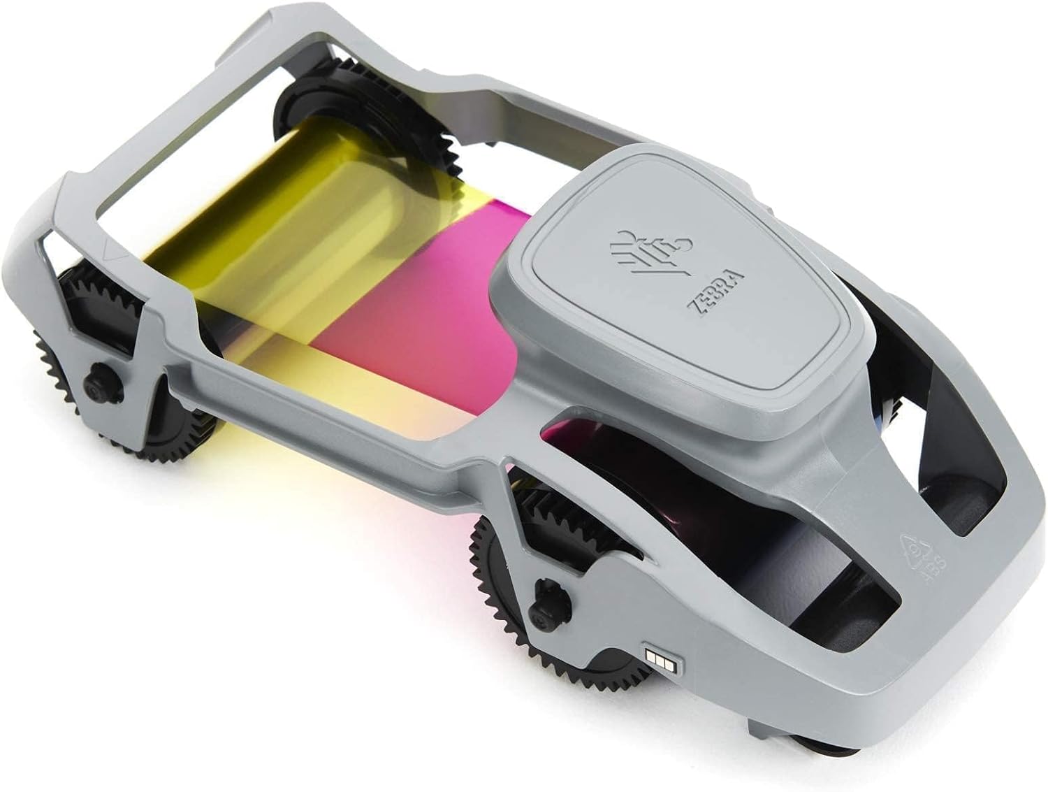 Zebra 800300-350EM Ribbon for ZC100/300 Series Card Printers, 200 Prints/Ribbon, Includes Cleaning Roller, Compatible with Zebra ZC100 and ZC300 Printers