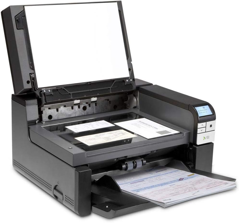 Kodak i2900 Duplex Document Scanner with Built-in Flatbed, 60 ppm, A4, 250-Sheet ADF, Intelligent Document Protection