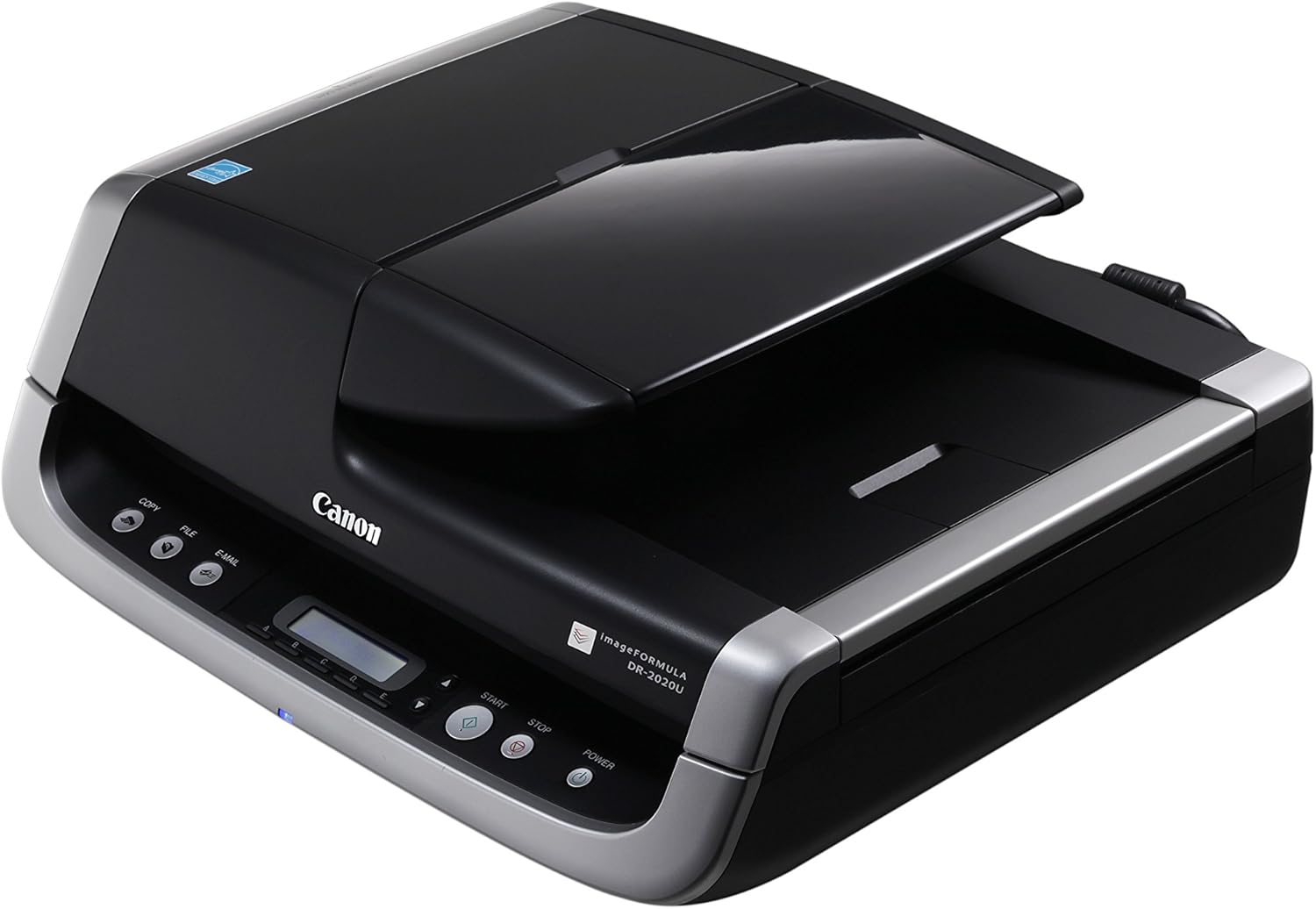 Canon DR-2020U, Versatile High-Performance Scanner, One-Pass Duplex Scanning, User-Friendly Software, Compact Design for Office Efficiency