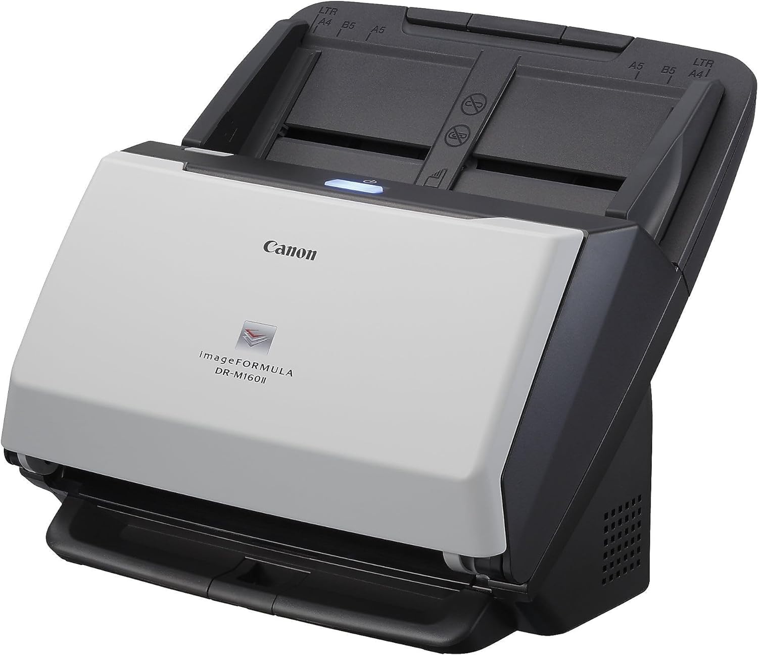 Canon imageFORMULA DR-M160 Scanner, Compact Design for Efficient Document Imaging, 60 Pages Per Minute, 60-Sheet Automatic Document Feeder, High-Quality Image Processing, Intelligent Software Integration