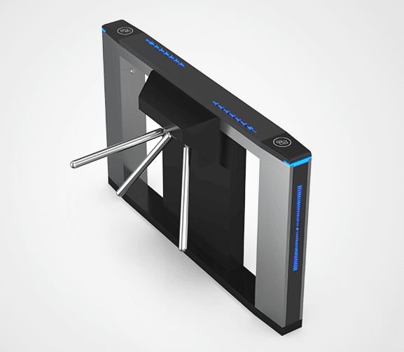 DAOSAFE Nebula DSN 10 Tripod Turnstile, Cost-Effective Design 1600 x 150 x 980 mm, Single or Bi-Directional Access, Anti-Tailing Function, LED Indicators, Stainless Steel Construction