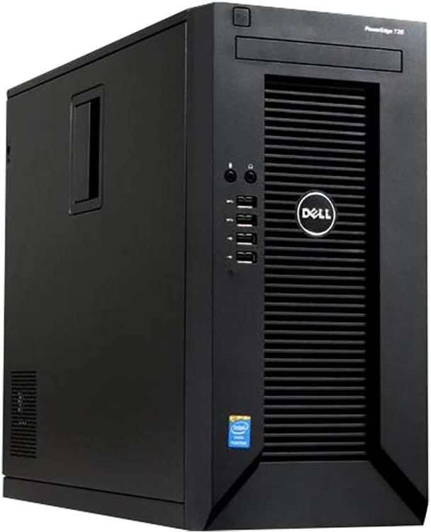 DELL PowerEdge T20 Mini Tower Server, Intel Xeon E3-1225v3 or Pentium G3220/G3260, Up to 32GB DDR3 Memory, Maximum 13TB Storage, Integrated Intel HD Graphics, 4 PCIe Slots, Windows Server 2012 R2, 290W Power Supply.