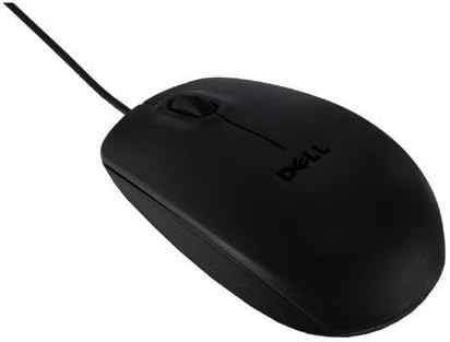 Dell Optical USB Wired Mouse MS111 - 1000 DPI Optical Tracking, 3 Buttons, 4-Pin USB Type A Connection, 180cm Cable Length, Durable Design, Ideal for Everyday Use