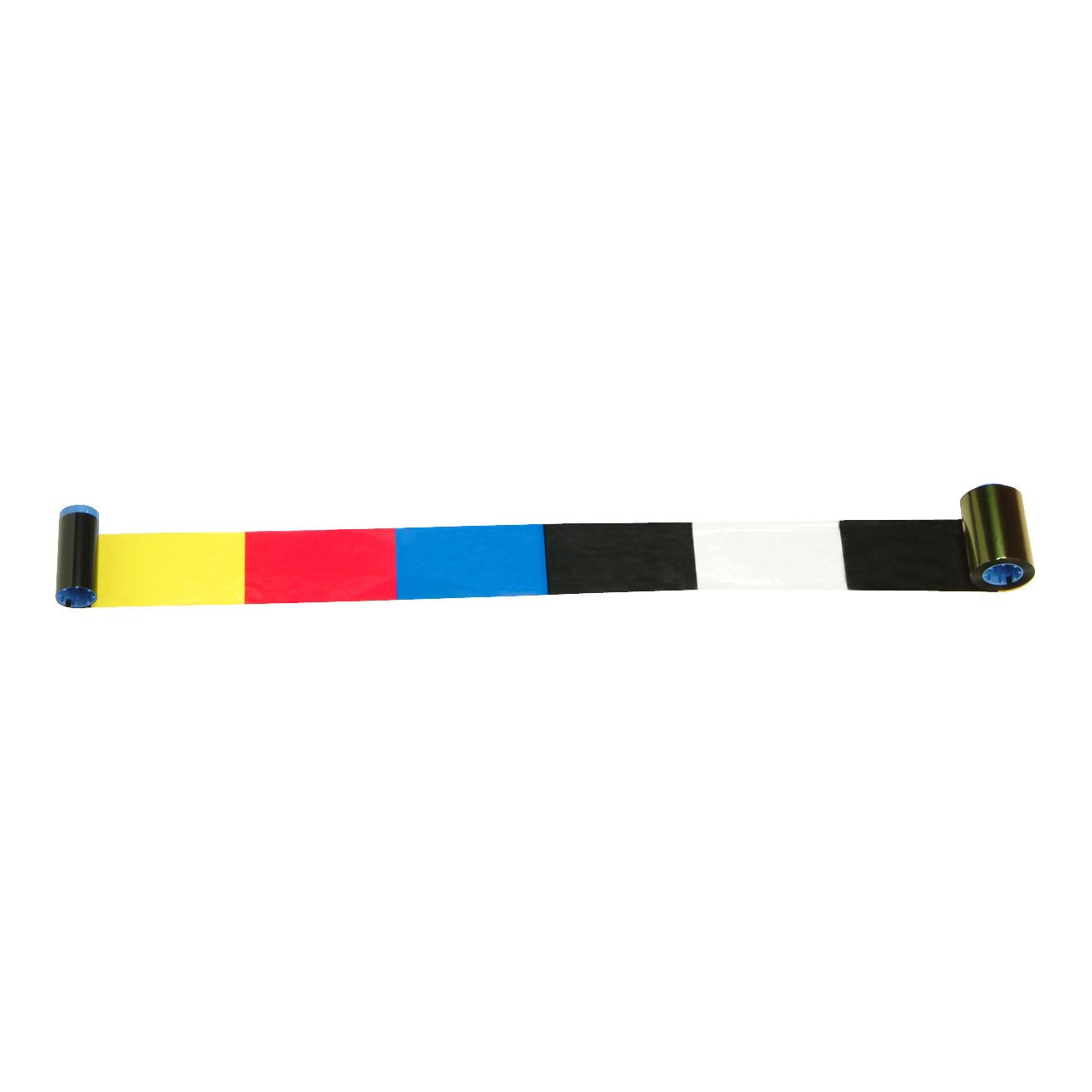 Fargo Ribbon YMCKO K 800015-148 - Dual-Sided Printer Ribbon, Yellow, Magenta, Cyan, Black Resin Panels, Clear Overlay