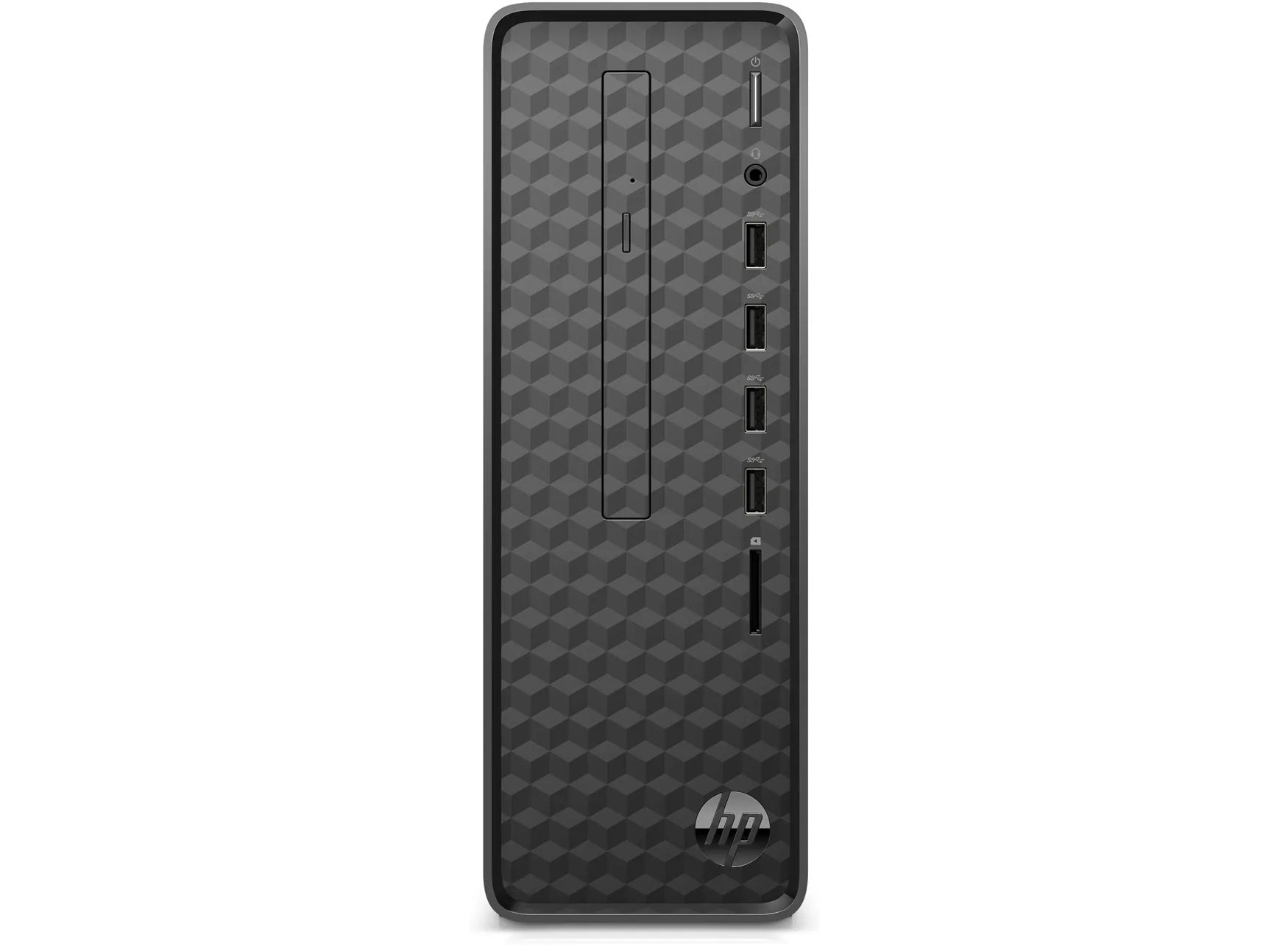 HP Slim Desktop, Intel Core i7-7700T 2.9 GHz, 8 GB RAM, 512 GB HDD, AMD Radeon R9 M470, integrated Bluetooth 4.2, Wi-Fi 802.11a/b/g/n/ac, external 180 W PSU, wireless keyboard and optical mouse.