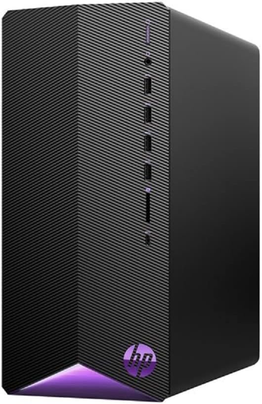 HP Pavilion Gaming Desktop TG01-2403ng, Intel Core i7-9700F 2.5 GHz, 16 GB DDR4 RAM, 256 GB PCIe NVMe SSD, 2 TB SATA HDD, NVIDIA GeForce RTX 3060 Ti 8 GB, USB Type-C, USB Type-A, Wi-Fi and Bluetooth 5.