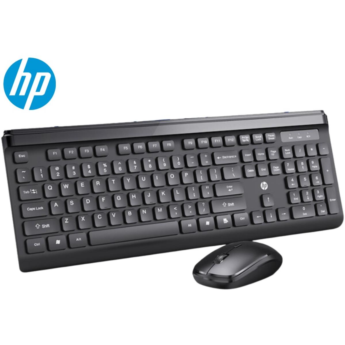 HP Wireless Mouse and Keyboard CS500 - Bluetooth wireless connection, rechargeable battery, 2000DPI mouse sensor, non-slip design, power saving mode, low-noise buttons.