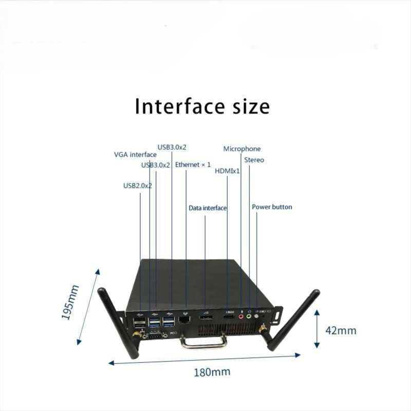 Horion HOPS i57WAB OPS Slot in Windows PC, Intel Core i5 7400 Processor, 4GB RAM, 128GB SSD, Wi-Fi 802.11 AC, Bluetooth 4.2, Windows 10 Pro 64-bit