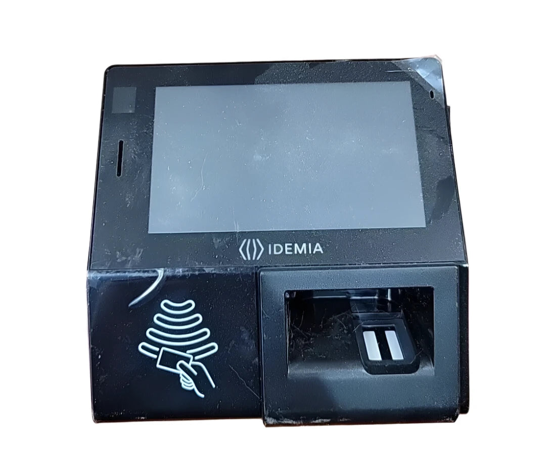 IDEMIA AC003B Fingerprint Scanner, High-Speed Processing, Fake Finger Detection, Card Reader Support for Prox, iClass, MIFARE