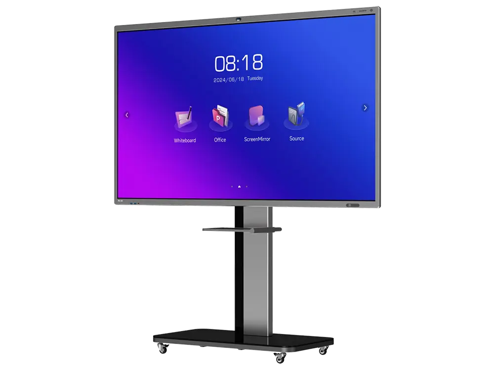 HORION M6APro Interactive Flat Panel - 4K UHD, 48MP AI Camera, Stereo Sound System, Multi-Device Mirroring, Video Conferencing, Whiteboard Collaboration, Android 11, 8GB RAM, 128GB Storage