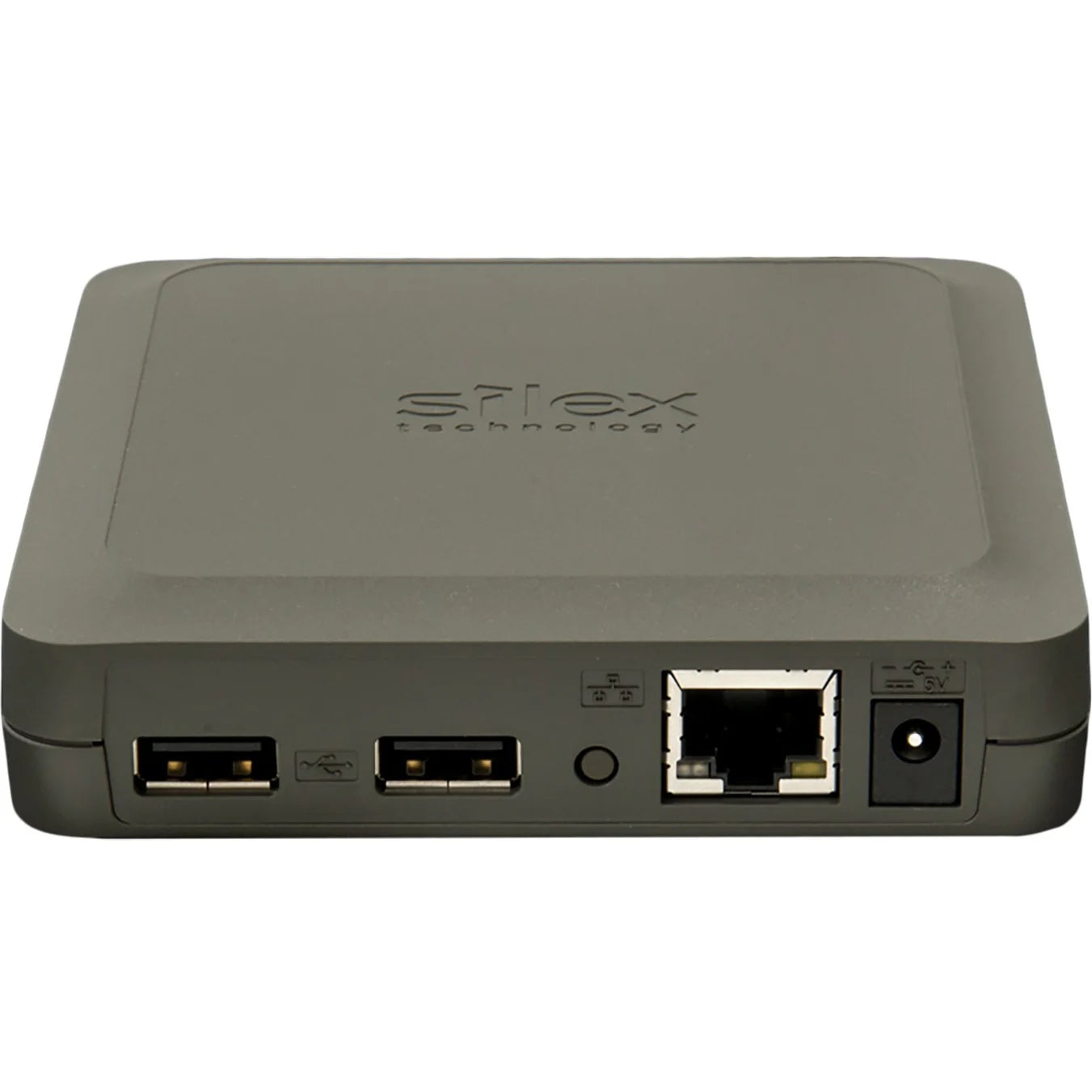 Silex DS-510 USB Device Server, Gigabit LAN, 2x USB 2.0 Hi-Speed, Windows & Mac Compatible, Energy Saver Mode, No Drivers Needed.