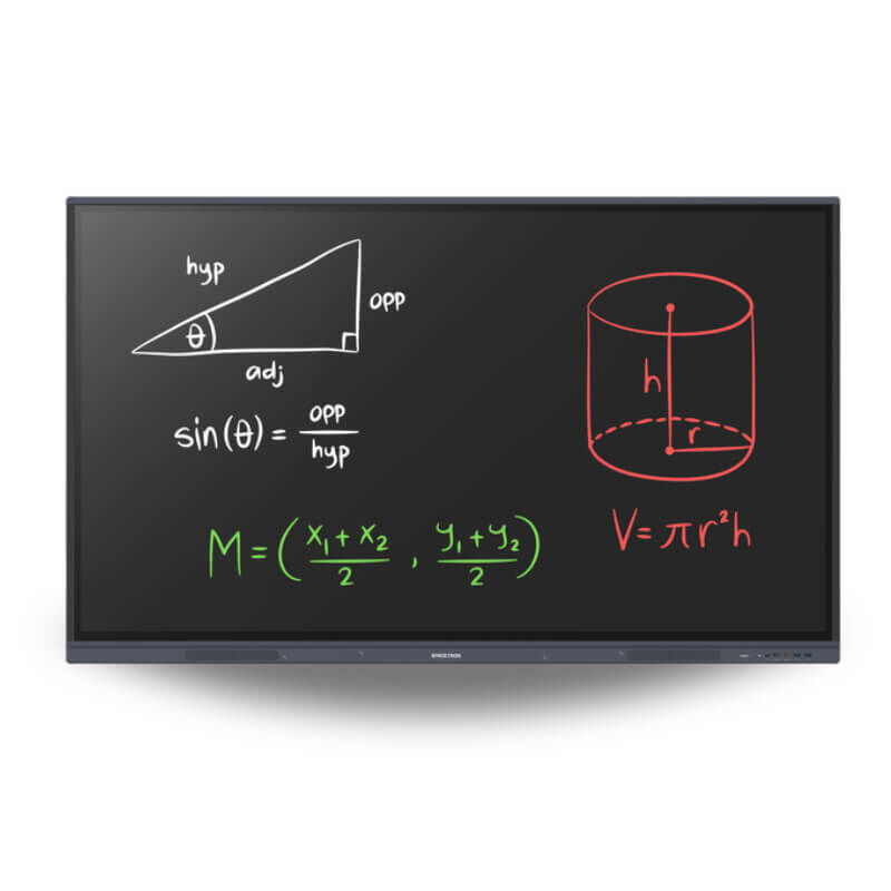 Specktron Interactive LED Display UDX 86 S2A, 86-Inch D LED Interactive Display, 4K Resolution 3840 x 2160, Multi-Touch Feature, 330 cd/m² Brightness, 1200:1 Contrast Ratio, 8 ms Response Time, 60 Hz Refresh Rate, 178° View Angle