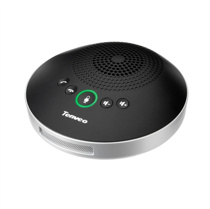 TENVEO TEVO-A2000B Video Conference System, USB Connection, 360° Audio Pickup up to 4M, Built-in High-Fidelity Omnidirectional Microphone, Echo Cancellation, Noise Reduction, Compatible with All Leading UC Platforms