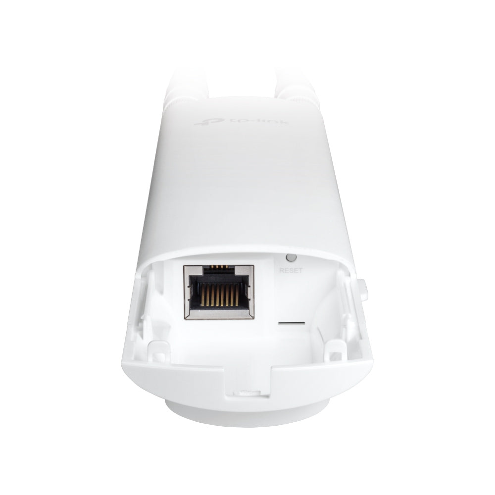 TP-Link EAP225 Outdoor Access Point, IP65 Weatherproof, Dual-Band Wi-Fi, 300 Mbps @ 2.4GHz, 867 Mbps @ 5GHz, 1167 Mbps Total, Long-Range Coverage, Omada SDN Compatible, PoE Support, Centralized Management, 220+ Concurrent Clients.