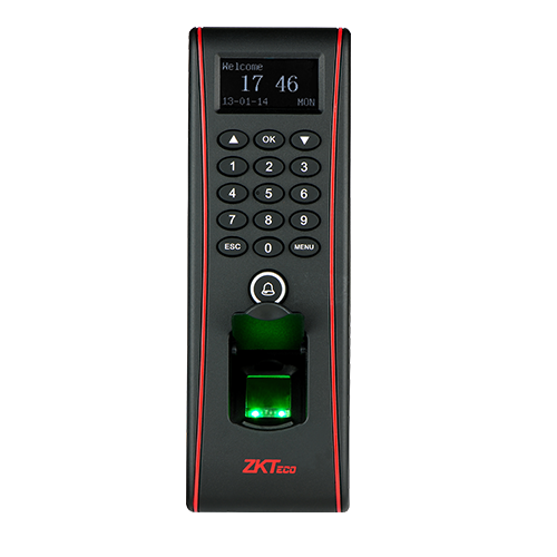 ZKTeco TF1700 Fingerprint Access Control & Time Attendance Terminal, 3,000 Fingerprints, 10,000 Cards, 50,000 Logs, IP65 Waterproof, TCP/IP, RS485, USB, OLED Display, Infrared Detection, Compact Design