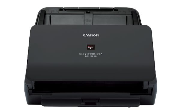 Canon imageFORMULA DR-M260 Scanner, High-Speed Desktop Scanner with 60ppm Duplex Scanning, 90-Sheet ADF, Advanced Image Processing, LCD Display, Intelligent Software for Efficient Business Workflows