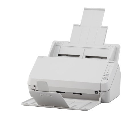 FUJITSU Image Scanner SP-1120, 20 ppm, 40 ipm, 50-Sheet ADF, 600 dpi, Compact Duplex Document Scanner