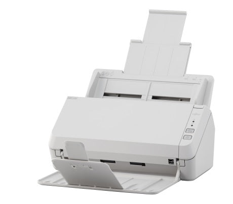 Fujitsu SP-1125 Document Scanner, Compact Design for Efficient Document Imaging, 25 Pages Per Minute, 50-Sheet Automatic Document Feeder, Advanced Image Processing, Intelligent Software Integration
